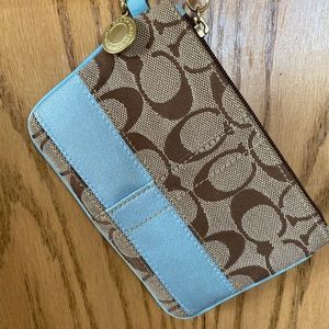 Coach Signature Wristlet